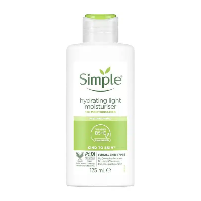 Simple Kind to Skin Hydrating Light Moisturiser, 125ml